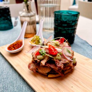 Sope de lomo de cerdo